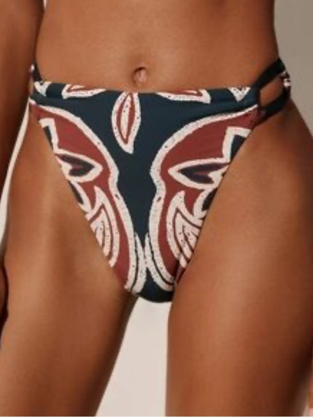 NWT Celandine Anthropologie High Waist Bikini Bottoms Size Medium skimpy
